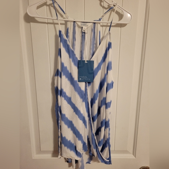 Market & Spruce Flowy Tie Dye Look Top Size Several Sizes - Picture 1 of 4